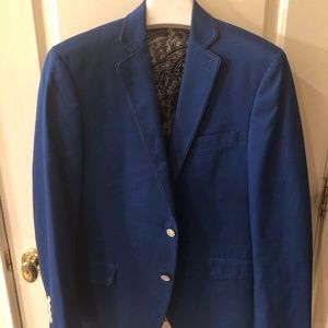 Tallia Orange Bright Blue Men's Jacket Size 38